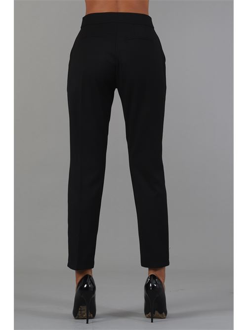 Pantalone in viscosa elastica Manuela Riva | PASEO/0705NERO